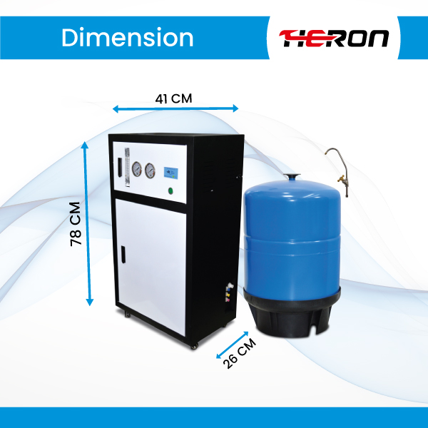 400-GPD-(CB)-Heron-RO-Water-Purifier-GRO-400CB-Dimension