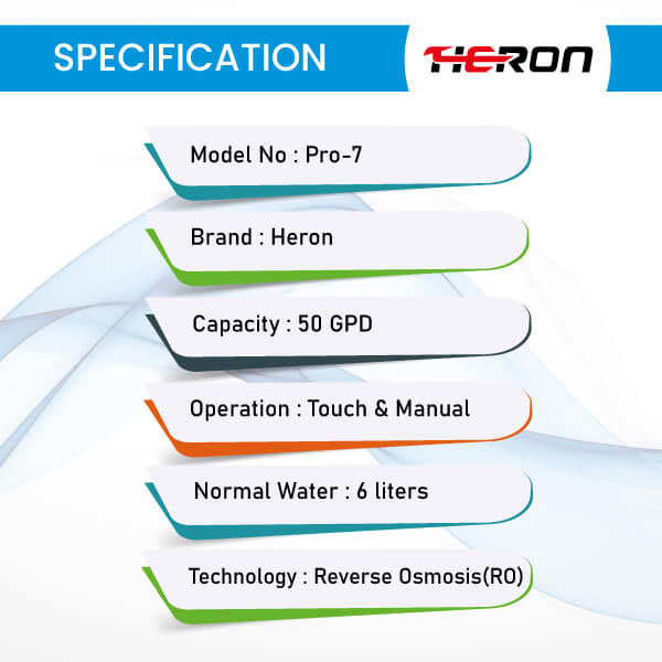 Heron Five-Stages-Filtration-Systems-Pro-7-Specification