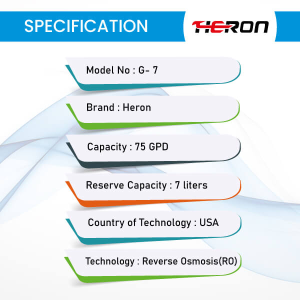 HERON-G-7-RO-PURIFIER-G-7-Specification