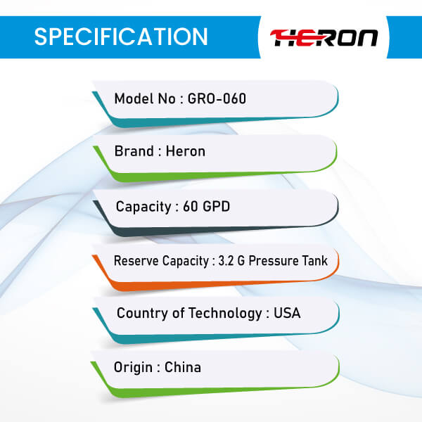 Heron-RO-Water-Purifier-GRO-060-Specification