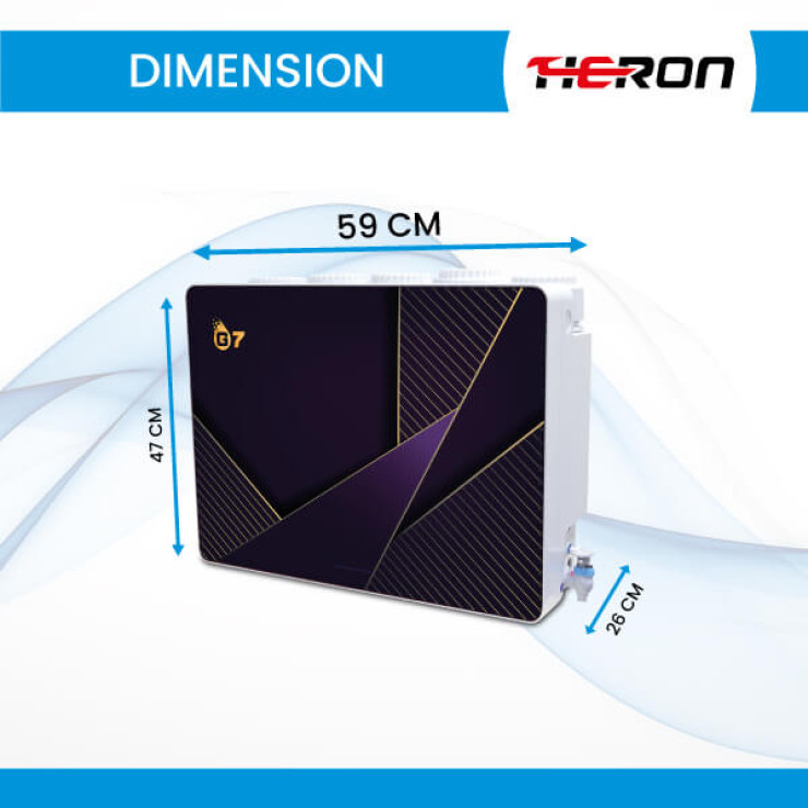 HERON-G-7-RO-PURIFIER-G-7-Dimension