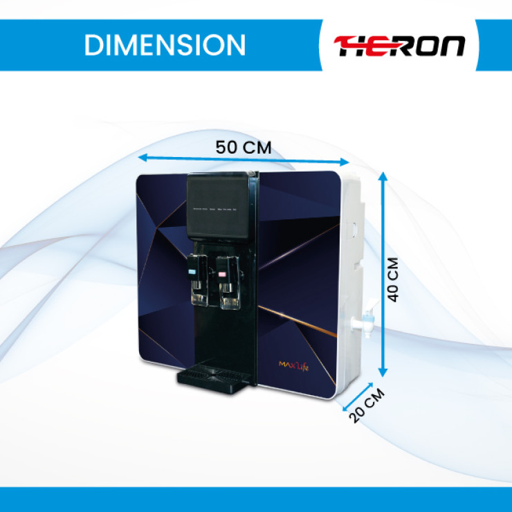 Heron-Max-Life-Hot-Cool-Normal-RO-Purifier-Dimension