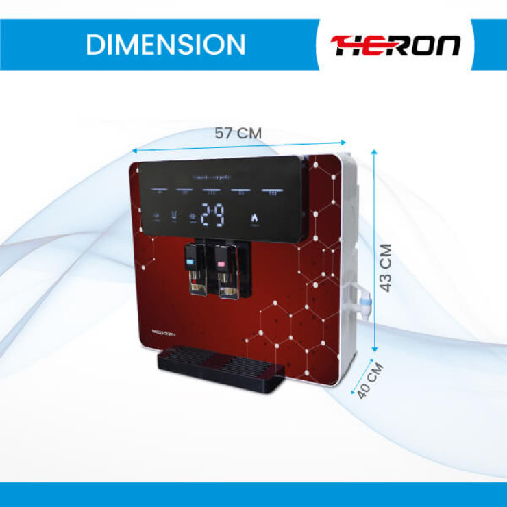Heron-Queen-Hot-Cool-RO-Purifier-Dimension