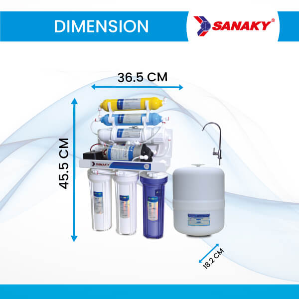 Six-Stage-Sanaky-S1-Mineral-RO-Water-Purifier-SANAKY-S1-Dimension