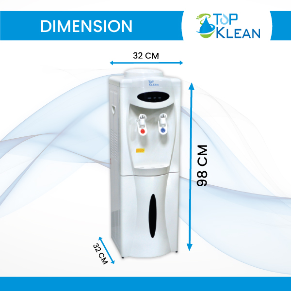 Top Klean YLR KK 98LB -Water-Dispenser-Dimension